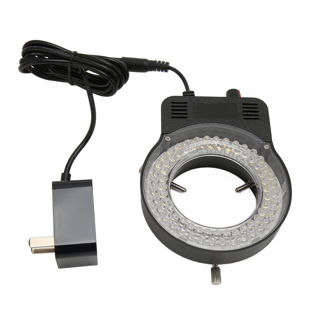 Кольцевой осветитель для микроскопа 52 светодиода Регулируемый Легко монтируемый Кольцевой осветитель для стереомикроскопа
