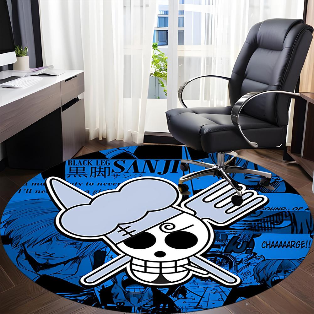 1pc Straw Hat Office Round Area Rug, Under Office Chairs Bedroom Living Room Home Decor a1022139