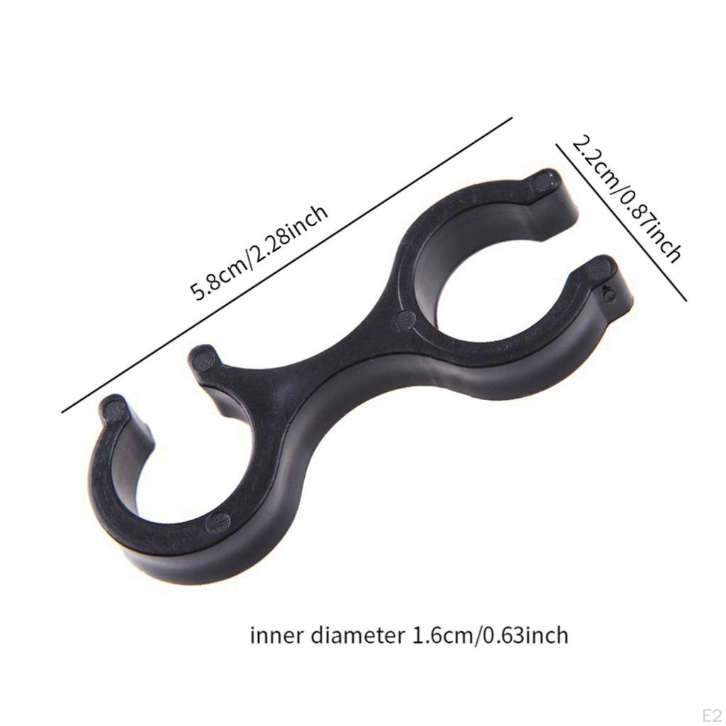 10 Hiking Pole Clips Stick Connectors for Outdoor Trekking Activities