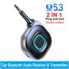 2 In 1 Wireless Bluetooth 5.3 Receiver Transmitter Adapter 3.5mm AUX Jack Handsfree Call For Car Radio Music Audio Headphone TV