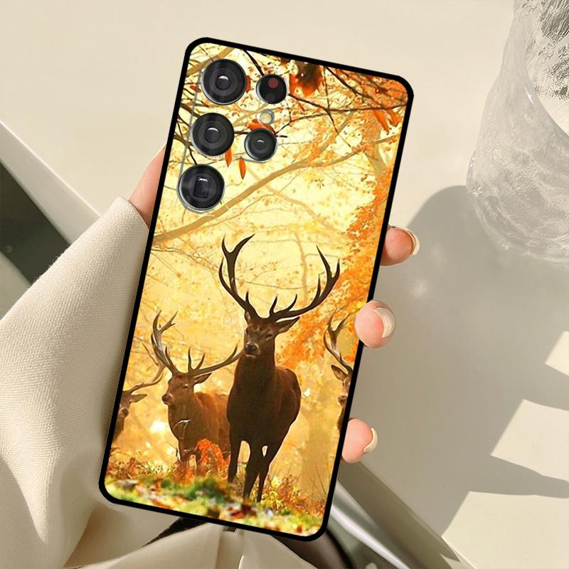 Deer Hunting Camo Case For Samsung Galaxy S25 S24 S23 S22 S21 S20 Ultra S9 S10 Plus S21 FE S25 FE Back Cover