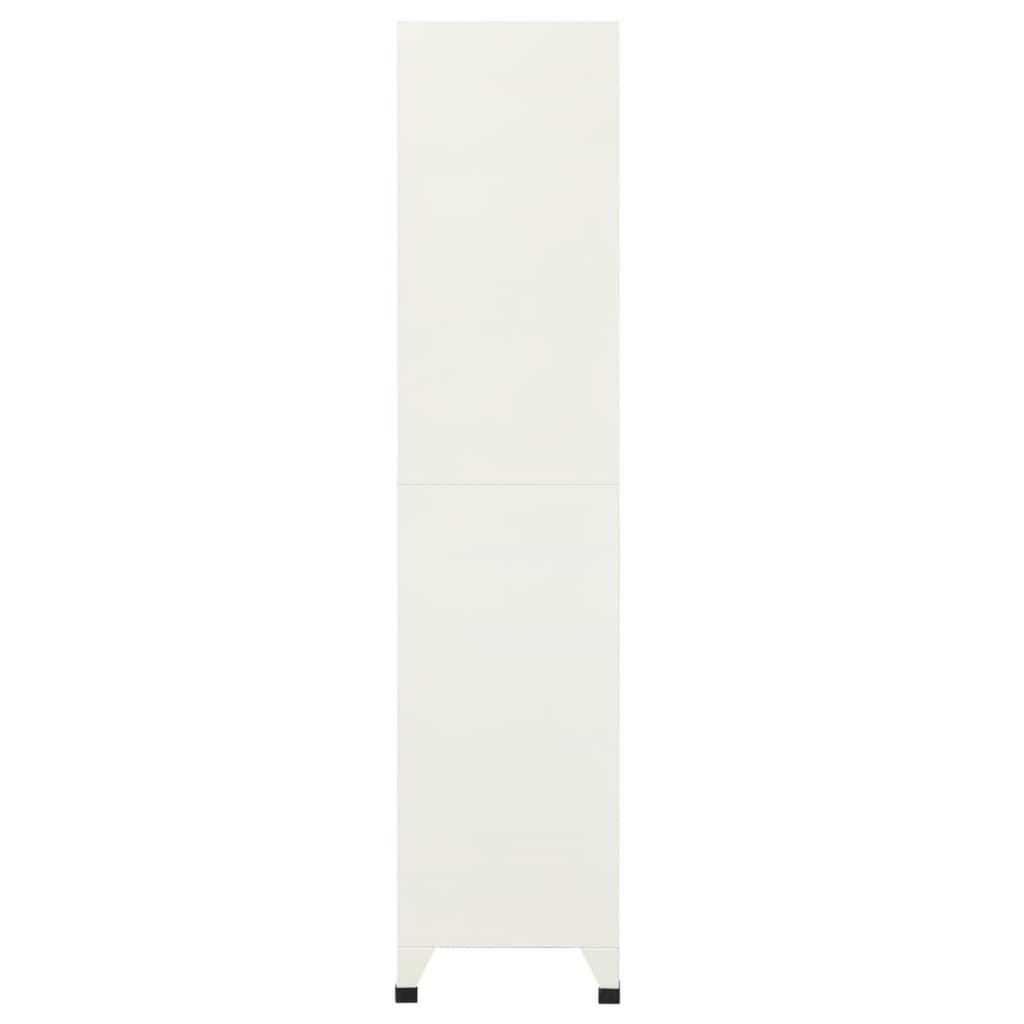 Locker Cabinet Grey and Blue 90 x 40 x 180 cm Steel