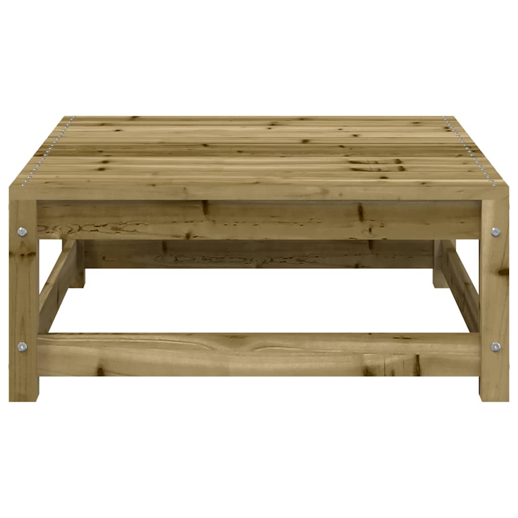 Vidaxl Ogrodowa Sofa Bez Podłokietników, Podnóżek, Impregnowana Sosna