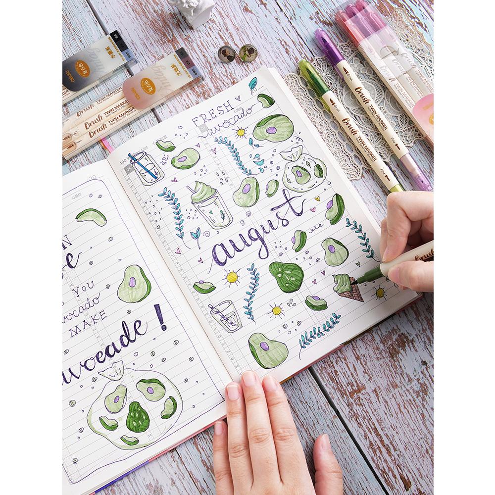 Двусторонний маркер 3цвета