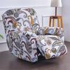 Geometric Recliner Sofa Cover Leopard Print Stretch Spandex Armchair Slipcovers Relax Lazy Boy Chair Covers Furniture Protector
