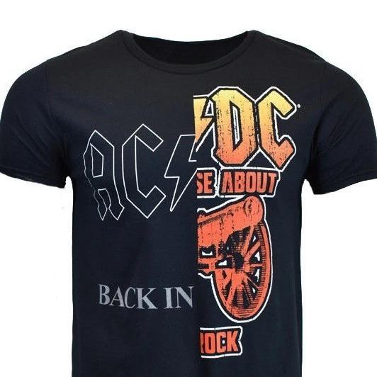 ACDC Мужская футболка S-4XL Рок-тур Группа Металл Хард Винтаж Музыка ЧЕРНЫЙ НОВЫЙ Высококлассная Роскошь для Мужчин и Женщин Топ Y2k