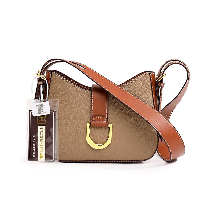 Мягкая кожаная женская сумка, первый слой, сумка-седло из коровьей кожи, модная простая сумка-мессенджер через плечо