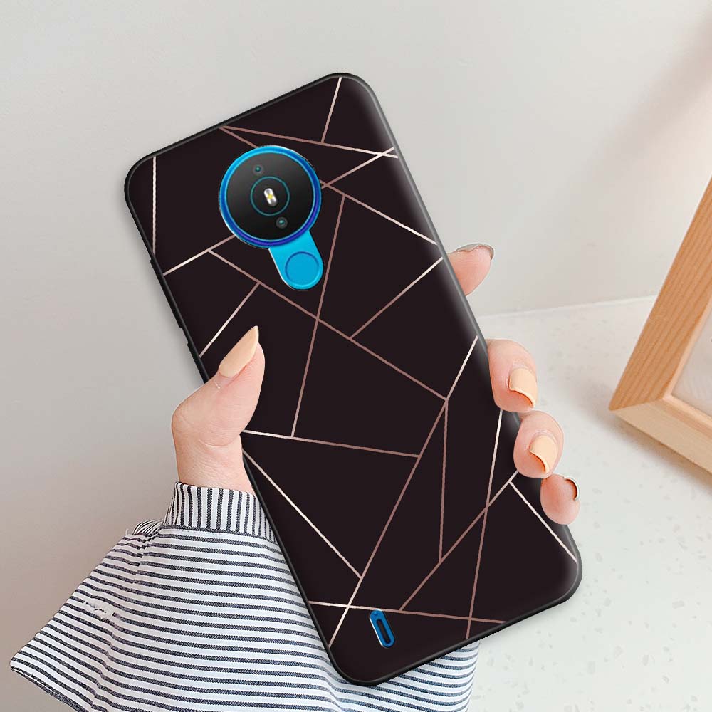 Для Nokia 1.4 Чехол Nokia 3.4 Модные Мраморные Чехлы Для Nokia 7.2 Nokia 5.4 Nokia 6.2 Защитный Силиконовый Задний Чехол Корпус Бампер