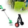 1pc Adjustable String Trimmer Support Wheels Push Lawn Mower Stand Auxiliary Wheels Lawn Mower Stand For Brush Cutter Parts