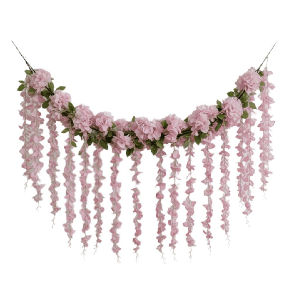 Hanging Garland Simulated Wisteria Flower Floral Plants Fake Flower Strings  Proposal