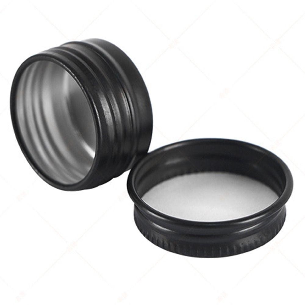 Metal Box for Cream Balm Cosmetic Container Aluminum Tin Jar Refillable Bottles Tea Cans