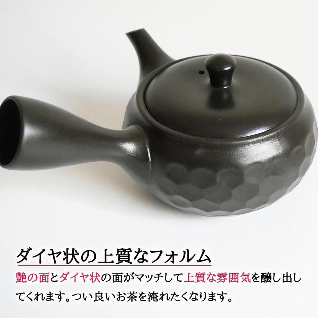 Металлический чайник для заваривания листьев чая Kohira, легко открывающийся, Tokoname ware Tokonameyaki Kyusu Kitsusako 300 мл [Не использовался]