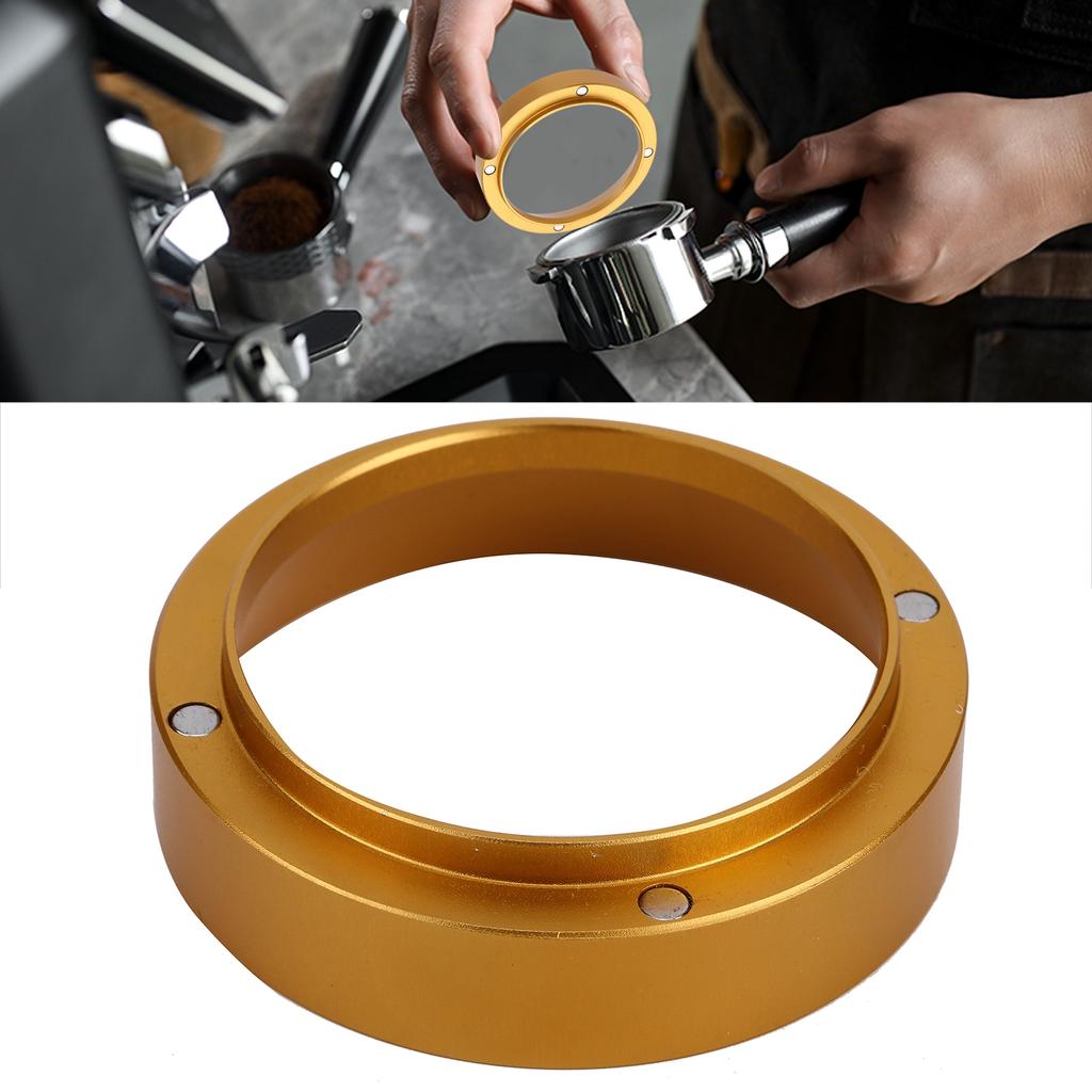 Алюминиевое кольцо для дозирования кофе, воронка с магнитной заменой для кофеварки Gold 51MM