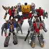 5IN1 BPF ABS Модель Трансформация G1 Игрушка-робот Dinoking Volcanicus Grimlock Slag Sludge Snarl Swoop Slash Диноботы Фигурка
