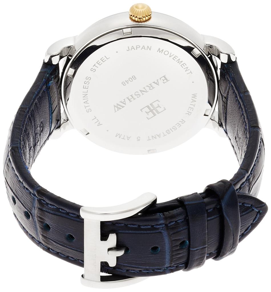 Часы подлинный импортный продукт синего цвета [Earnshaw] LONGCASE_(Мастер-календарь) ES-8048-03 Мужской