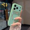 Магнитный чехол из искусственной кожи для iPhone 17 11 12 13 14 1 16 17 Pro Max Plus Официальный противоударный защитный чехол