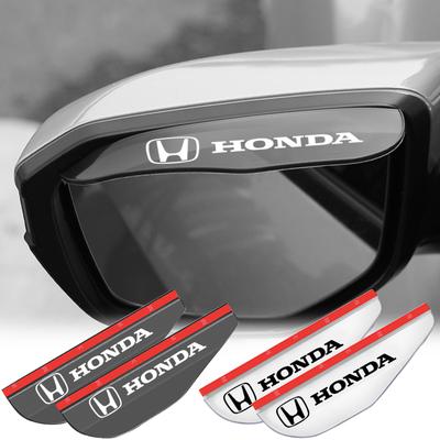 2 шт. Защита от дождя для боковых зеркал заднего вида автомобиля, солнцезащитный козырек, накладка-бровь для Civic Fit Jazz Accord Pilot Passport Stepwgn CRV BRV HRV