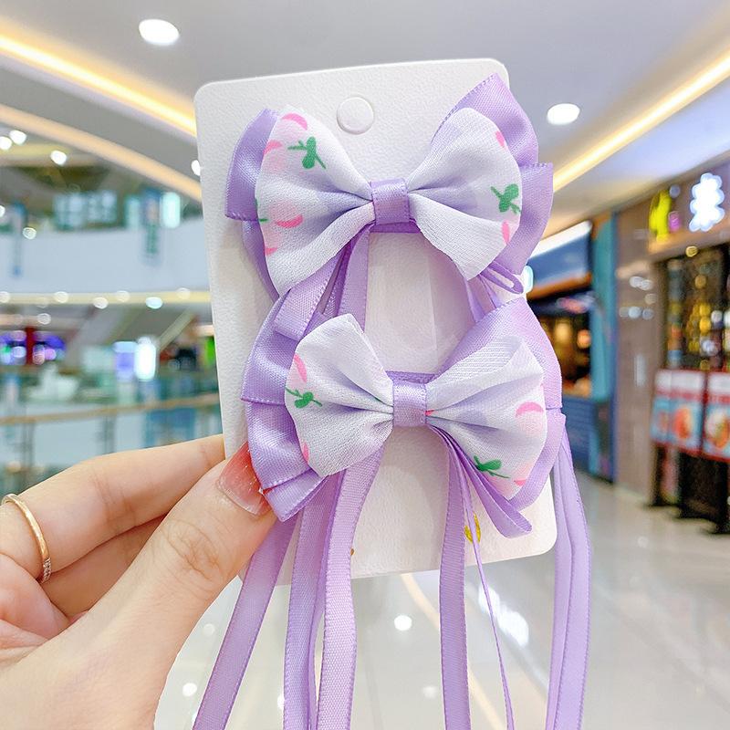 Новые корейские заколки с бантом принцессы, милые заколки для волос, детские милые заколки для волос для девочек, женские заколки, заколки, аксессуары для волос