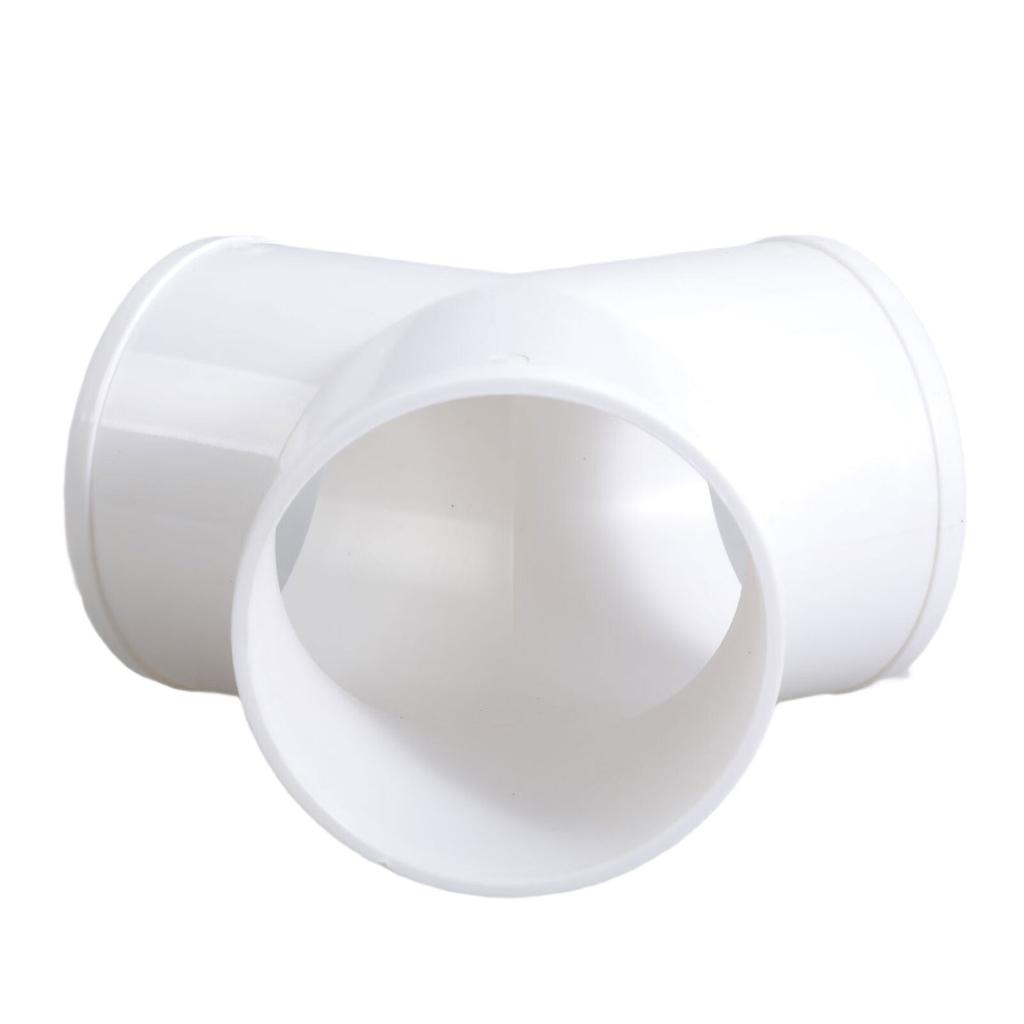 Y-образный воздуховодный соединитель Быстроразъемное соединение для вентиляционной трубы Муфта 3-ходовой разветвитель ПВХ Выхлопная труба Переносные фитинги