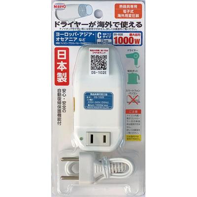 Nissho Kogyo For Overseas For Heating 1000W Белый трансформатор, Путешествия, Бытовая техника, AC220V~AC240V(50Гц)AC100V DS-102E