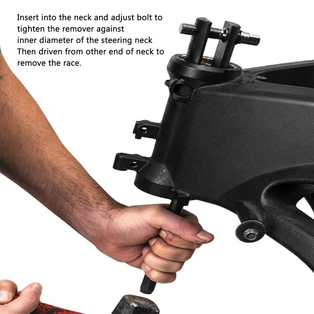 Съемник обойм подшипников рулевой колонки высокой прочности для обойм с внутренним диаметром от 1-1/8 дюйма до 2-5/8 дюйма
