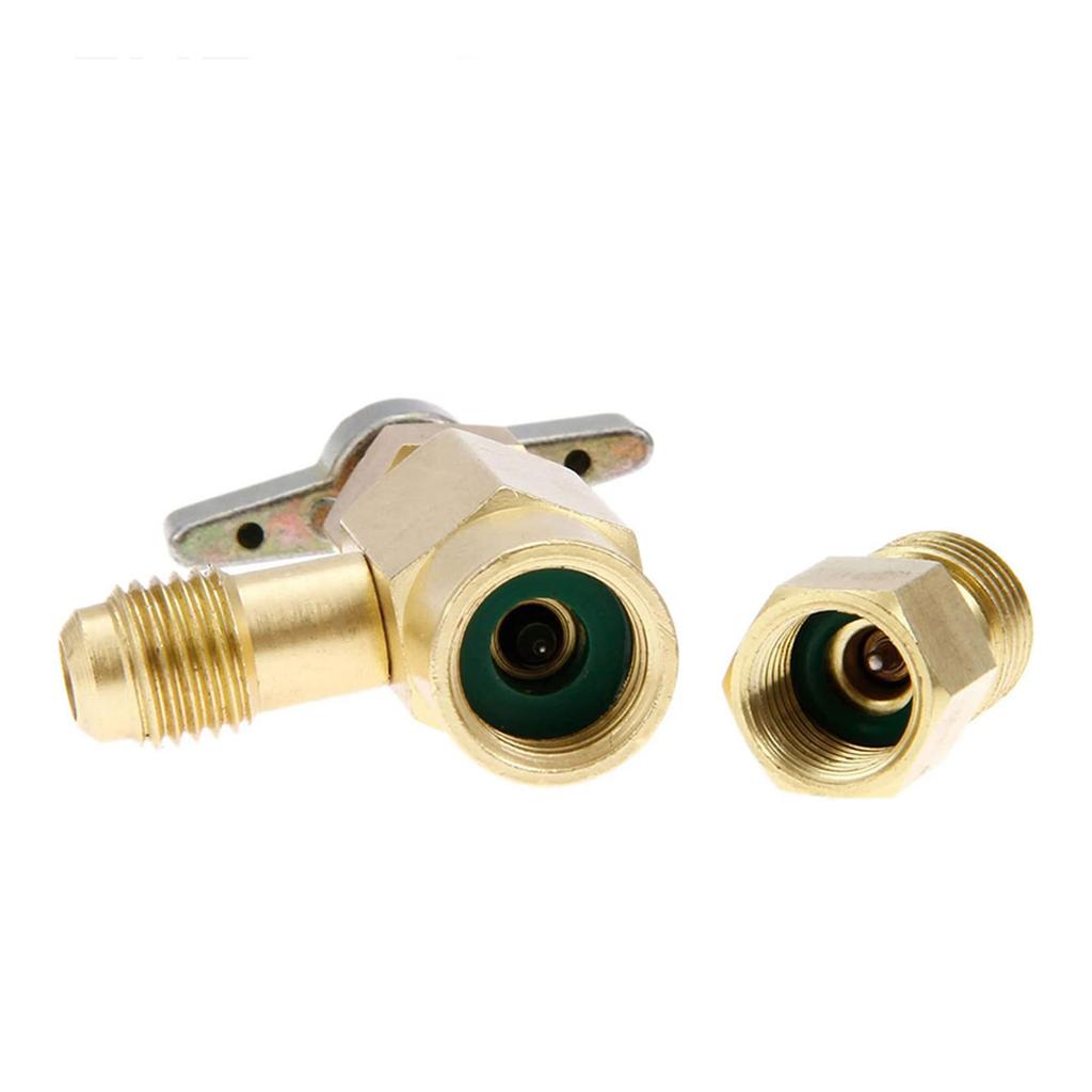 Удобный металлический диспенсерный набор R134A Открывалка для баллонов с хладагентом Надежные металлические клапаны Открывалка для бутылок Металлический материал