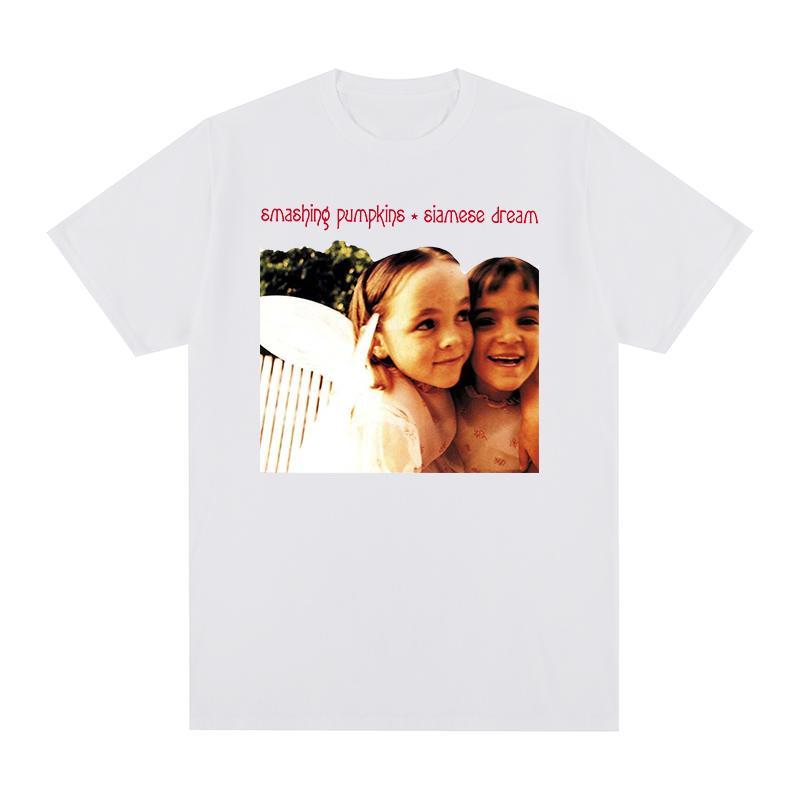 THE SMASHING PUMPKINS Винтажная футболка Siamese Dream Альтернативный рок Хлопок Мужская футболка Новая Футболка Женские Топы
