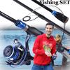 Набор удочек из углеродного волокна, сверхлегкая портативная телескопическая удочка с катушкодержателем, обработанным на станке с ЧПУ