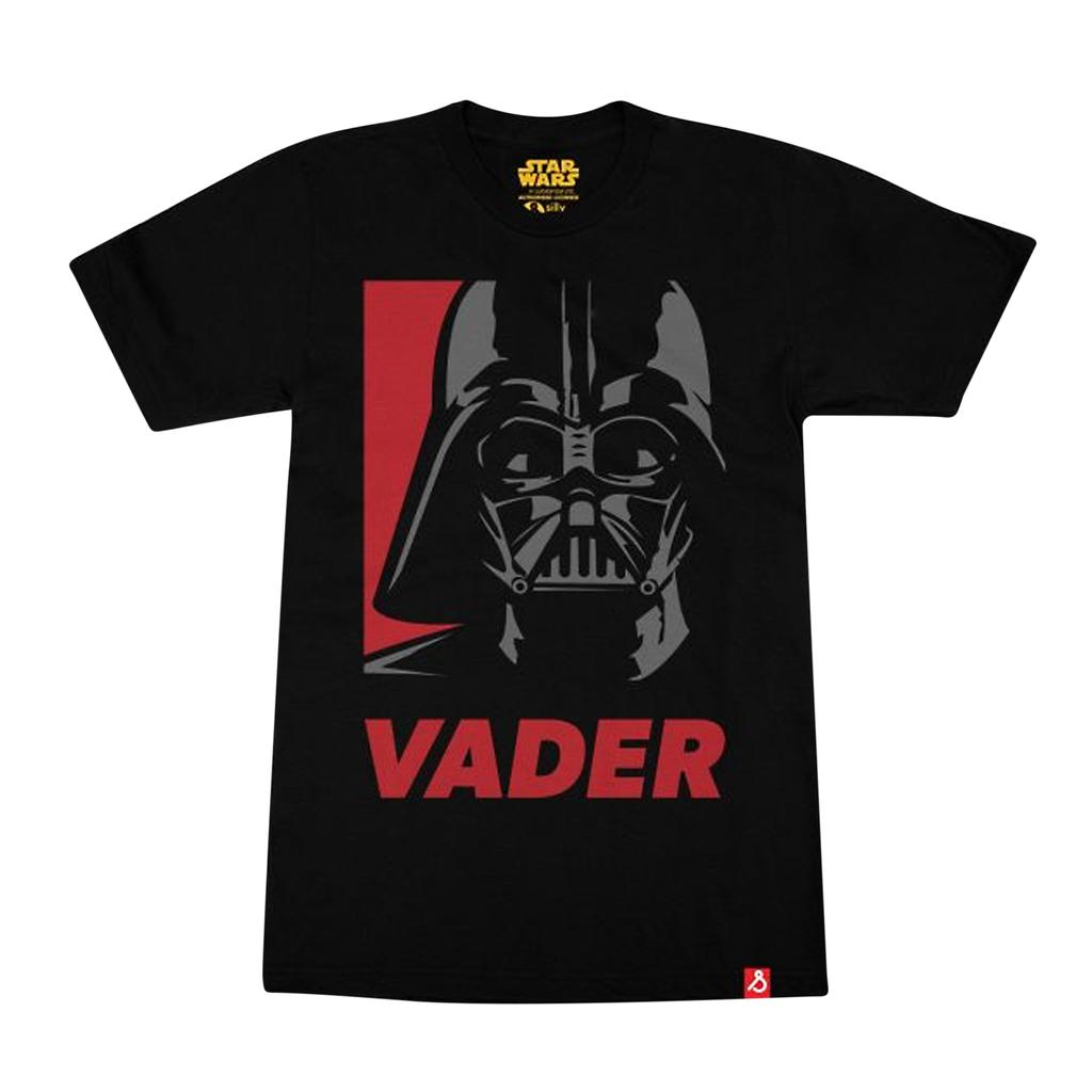 STAR WARS Мужская хлопковая футболка с плакатом Дарта Вейдера