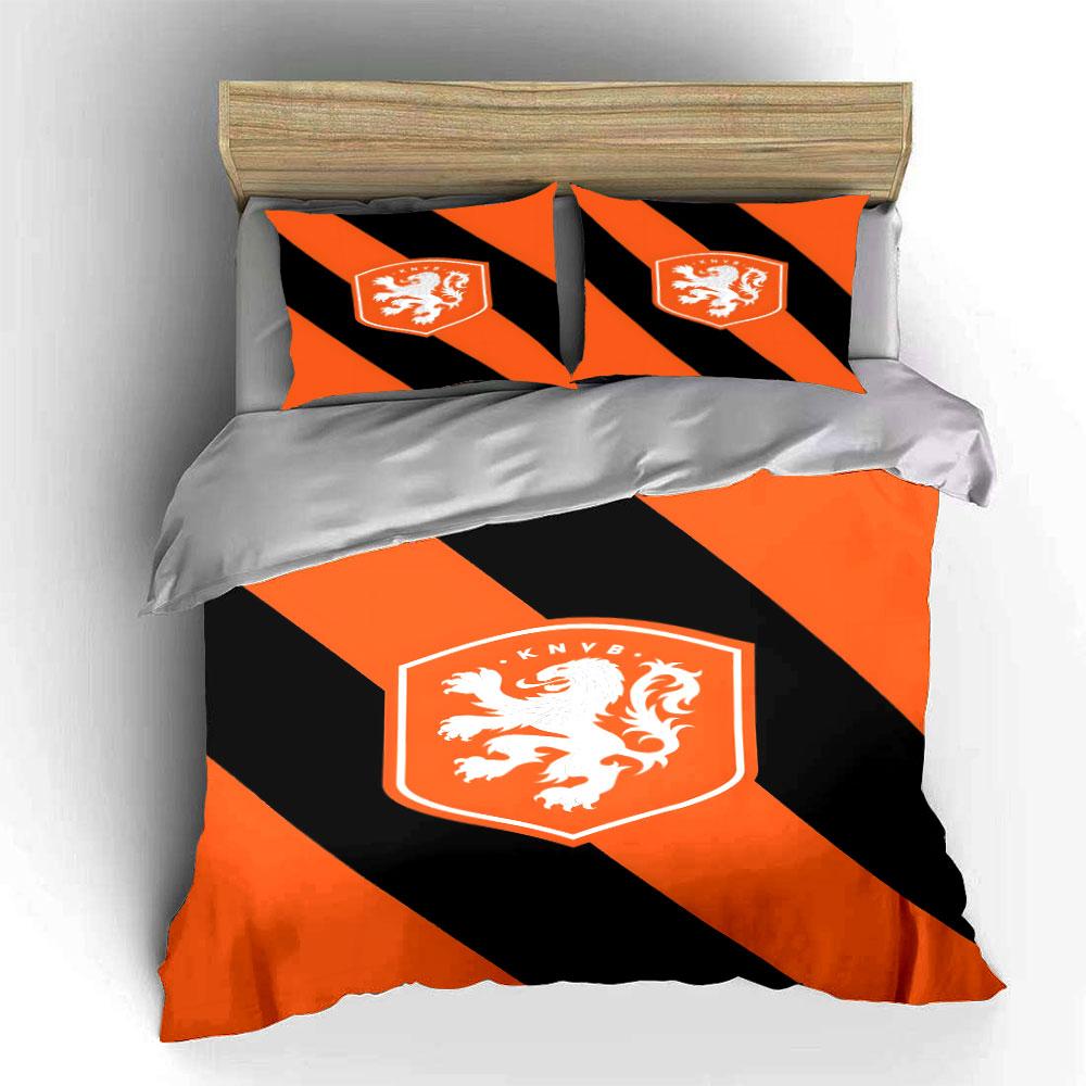Оранжевый узор со львом. Комплекты постельного белья Комплекты пододеяльников Пододеяльники Наволочки(1 * Пододеяльник 2 * Наволочки без одеяла)