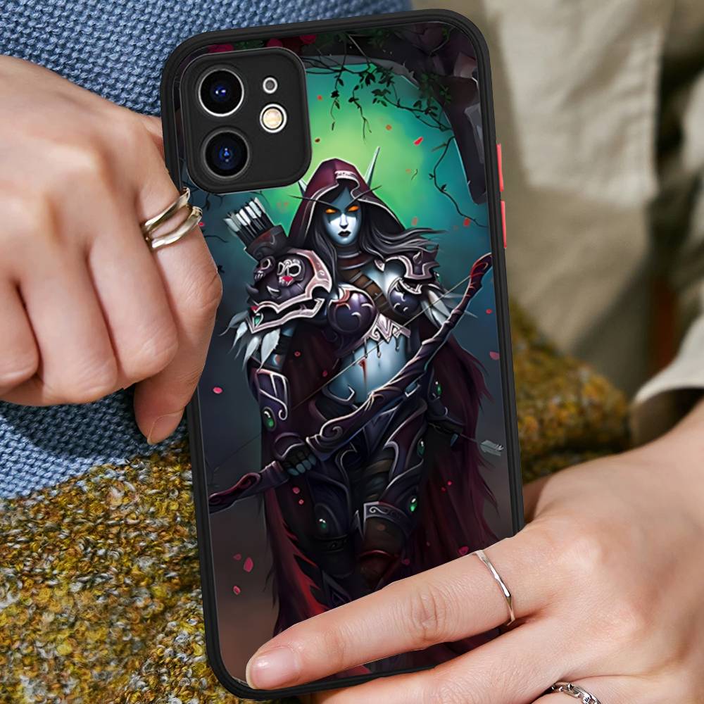 Web Game W-WarcraftS For IPhone Air 16 15 14 Plus 13 12 11 Pro Max Matte Cover Jelly Shockproof Phone Case