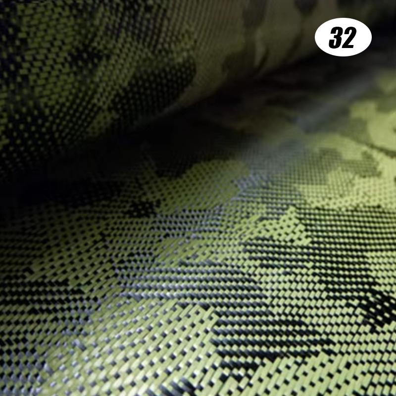 Ткань гибридная из углеродного и арамидного волокна 20*20см 3K 240г/м² саржевого/полотняного переплетения сотовой структуры, материал для DIY