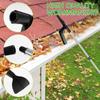 Telescopic Portable Gutter Cleaning Brush Leaf Roofing Detachable Guard  Clean Behind Skylights