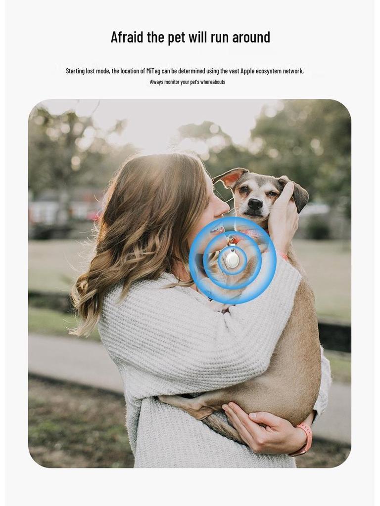 MiTag Anti-Loss Device: Pet Locator & AirTag Alternative