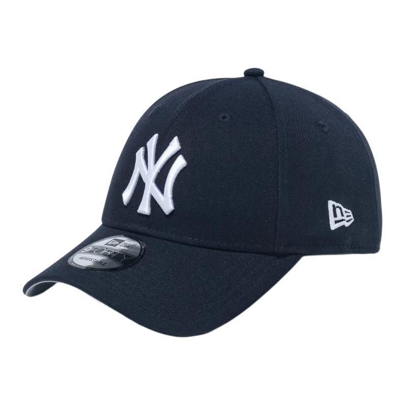 New Era 9FORTY New York Yankees polyester cap, same style for men and women, Navy color US version ONE SIZE