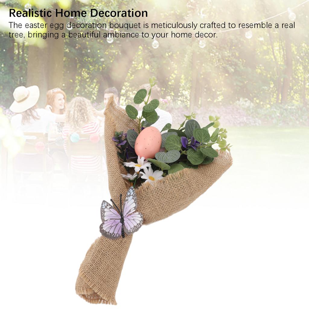 Букет для украшения пасхальных яиц Реалистичный Многофункциональный со светодиодной подсветкой Креативный Ручной работы Пенопласт для дома