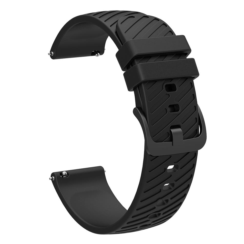 18 мм универсальный силиконовый ремешок для часов наклонный полосатый текстурированный сменный ремешок для часов