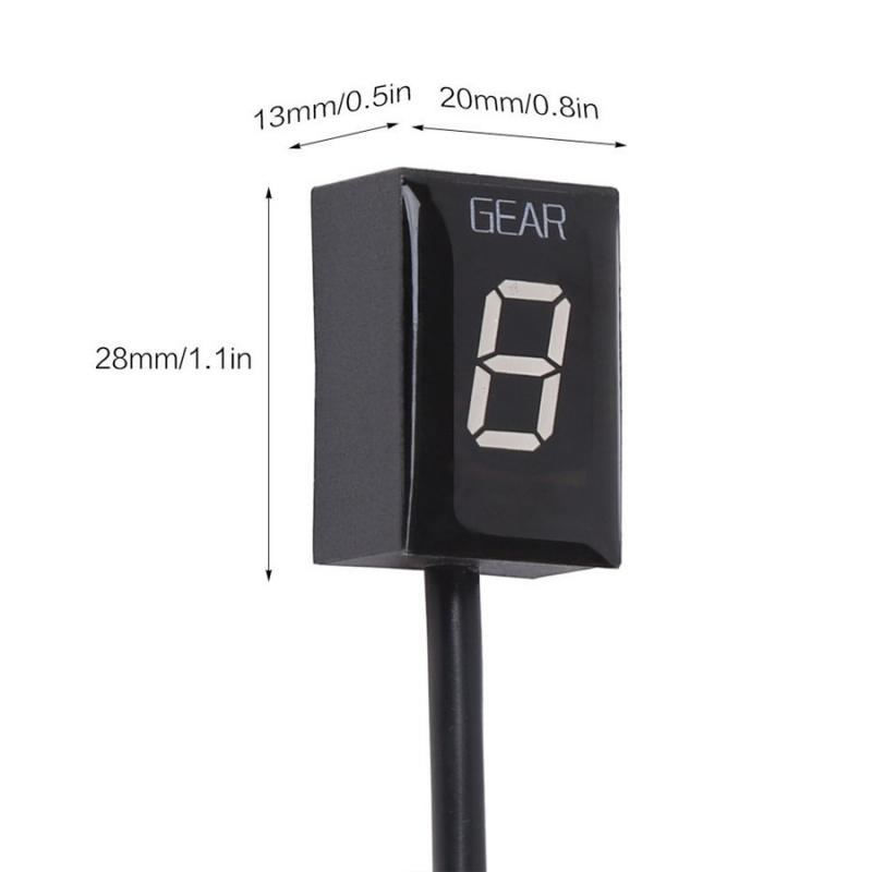 Светодиодный дисплей индикатора передачи для мотоцикла Honda Cbr600 F4I 2001-2006, 0-6 передач