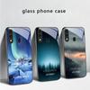 Лед на озере Аврора Чехол из стекла для Samsung Galaxy A30 A31 A32 A33 A34 A35 A42 A30s A20 A25 A26 A51 A56 A54 A72 A73 A70