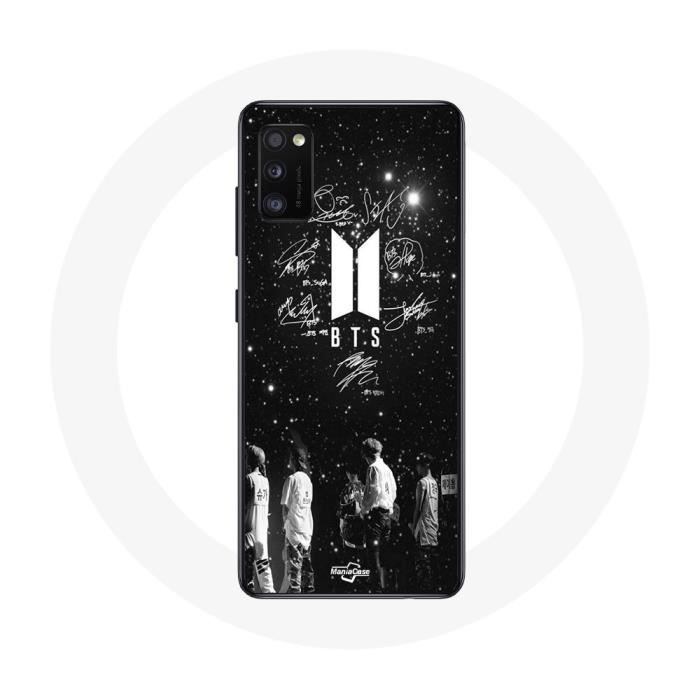 Case - BTS - Samsung Galaxy A41 - Soft - Black - Signature Members