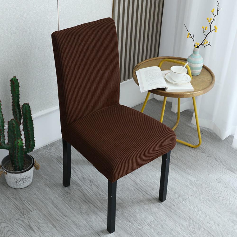 Household Stretch Chair Covers Washable Removable Corn Kernel Fabric Slipcovers Jacquard Seat Protectors For Living Room Chairs