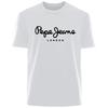 Pepe Jeans London Логотип Футболка с коротким рукавом Люксовый бренд Стиль Y2k Топ Гендерно-нейтральный Уличная мода