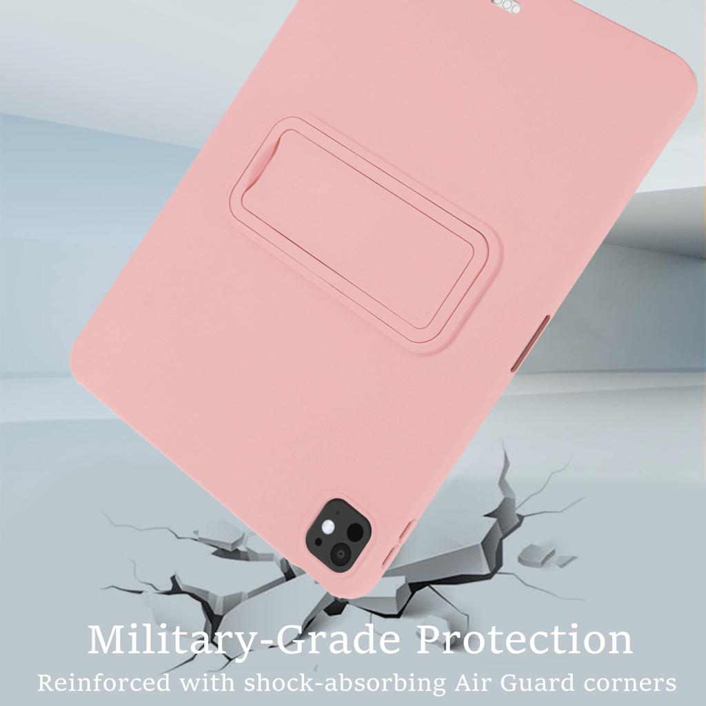 Kickstand Tablet Case for iPad Pro 11 (2022)/(2021)/(2020) TPU+PC Skin-Friendly Protective Cover