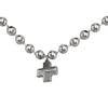 Stylish Beaded Necklace Jewelry Fashionable Crosses Pendant Neckchains Ornament Clavicle Chain Charm for Men and Women