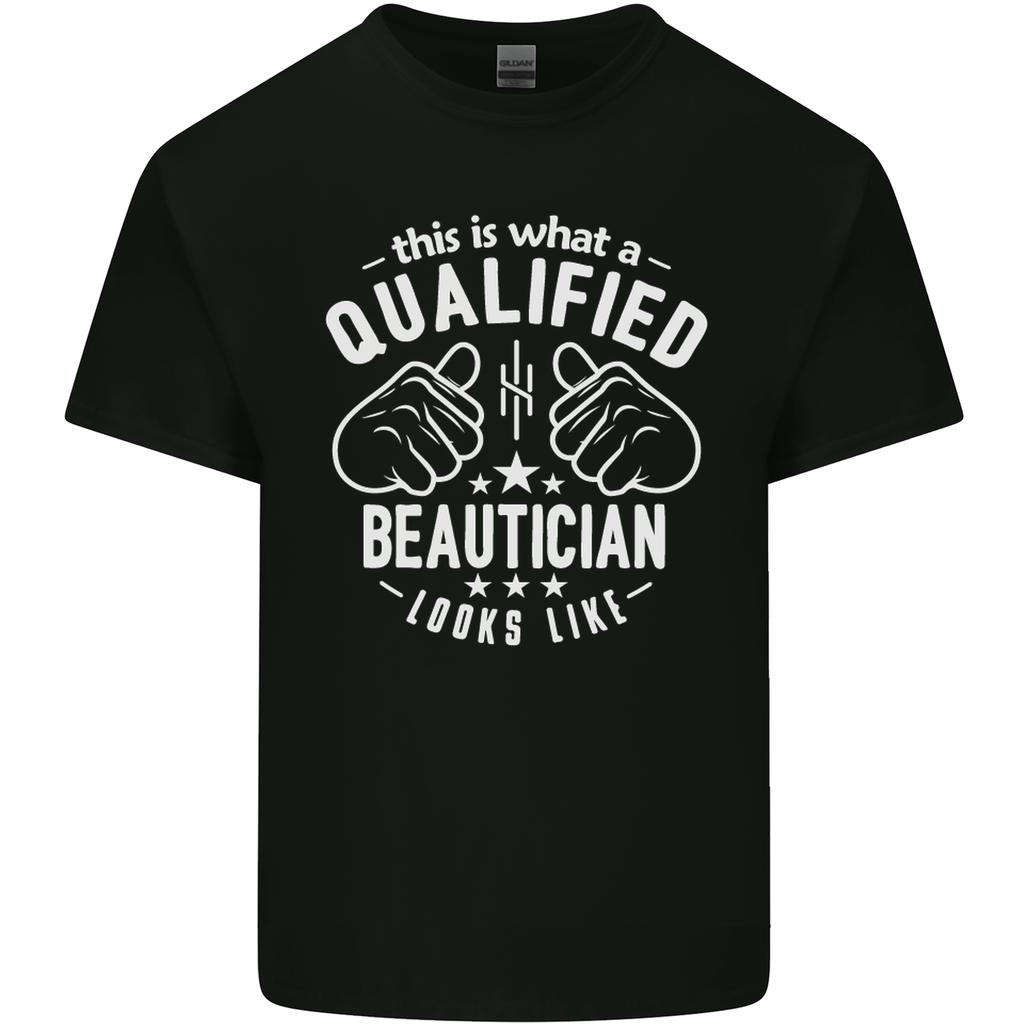 A Qualified Beautician Looks Like Unisexs Light Cotton TShirt