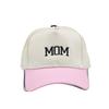 2pcs/set Letter Embroidered Mom Dad Baseball Cap Two-Tone Couple Cap Baseball Hats  For Man Women