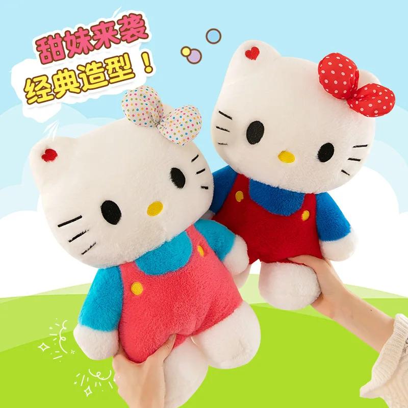 Плюшевая игрушка Хелло Китти Sanrio Kawaii 80 см, мягкая игрушка-подушка, милый котенок, подарок на день рождения, Рождество для детей