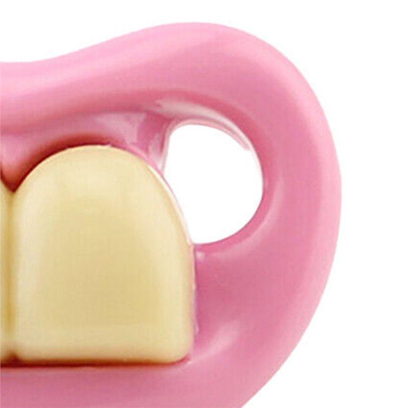 A58Z Ideal For Children& For Parties, Baby Funny Dummy Pacifier With New Teeth Design Perfect For Weddings And Good Gifts