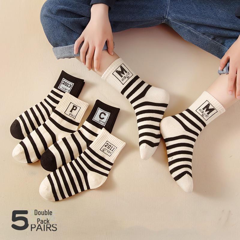 Детские полосатые носки осень-зима: Модные, теплые спортивные носки для мальчиков и девочек