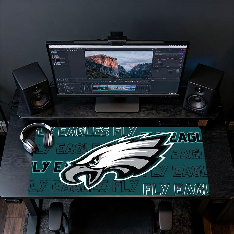Eagles Mouse Pad, Large Gaming Desk Mat, Non-slip XXL Mousepad for Laptop & Tablet, Mini PC Playmat with Stitched Edges